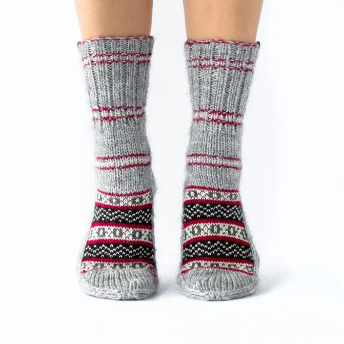 Uttar ( North ) Handknit Socks - Fazl