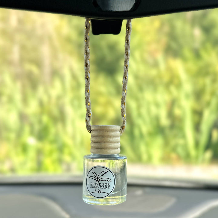 Car air freshener hanging from a car&