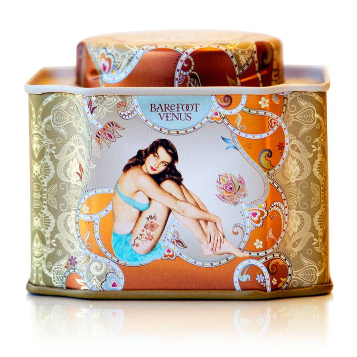 Decorative tin with &