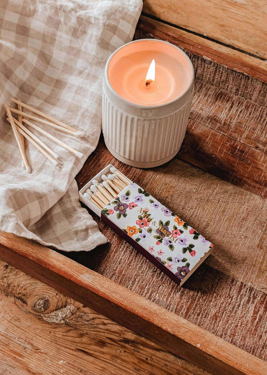 Mimi Floral Matchbox - 30 Sticks 🍁