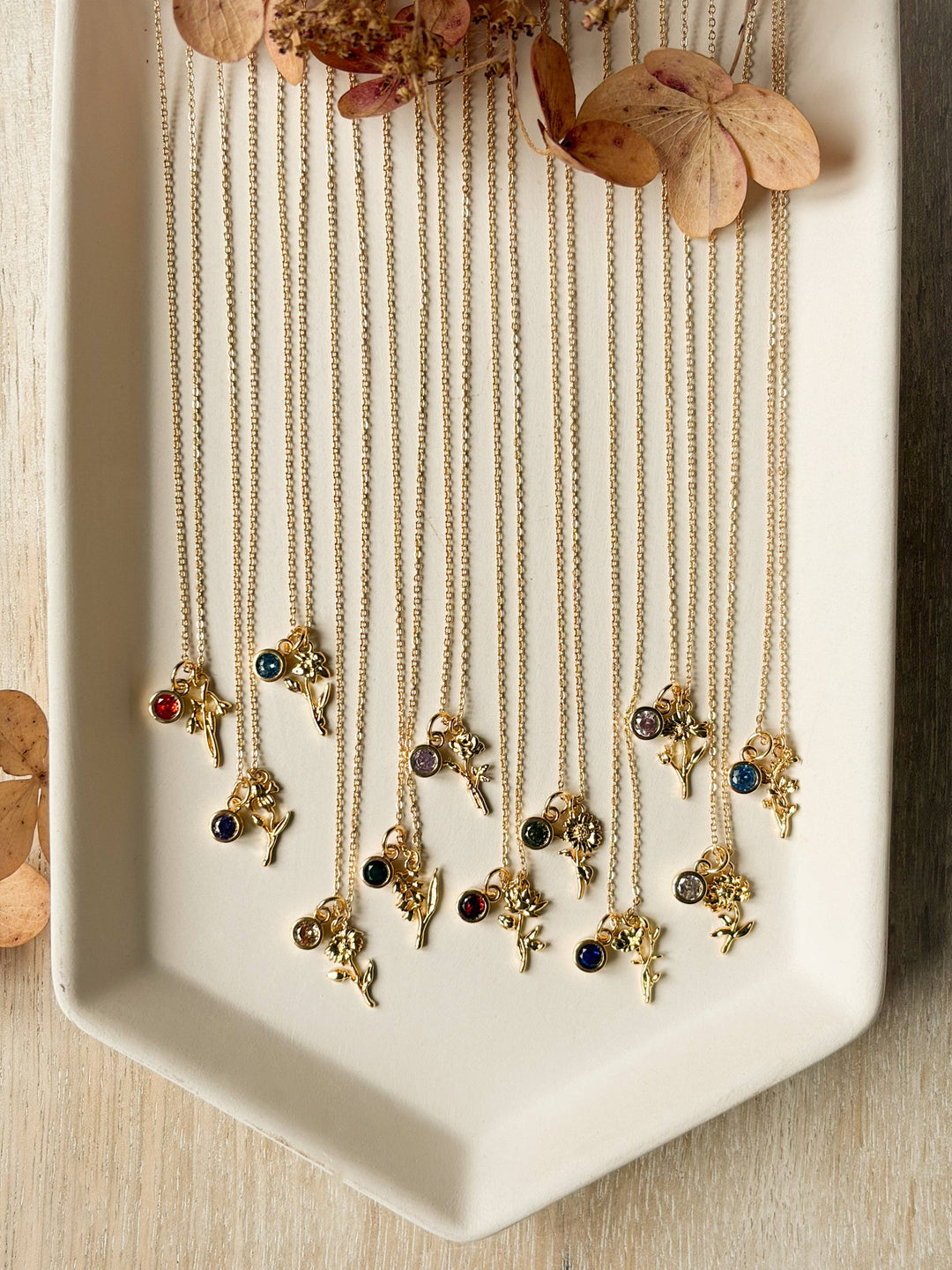 Birth Flower Necklace: September
