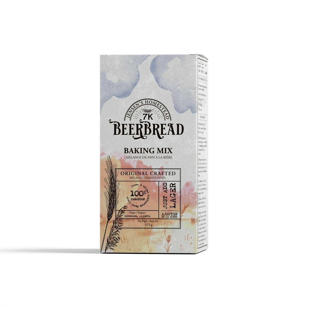 Lannie Rae Gourmet Jensen's Homestead Beer Bread Mix package showing front label with branding and product details.