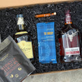 Aged to Perfection gift box by Gift Smack Gift Company, featuring a stylish boxed arrangement with wine and gourmet treats.