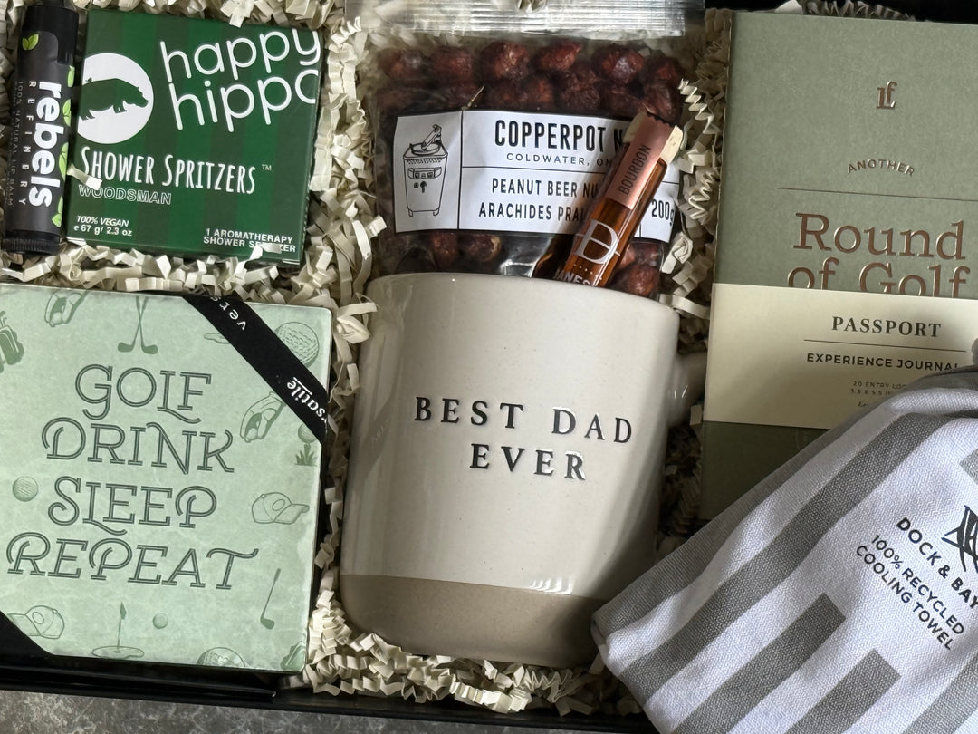 Gift basket with &