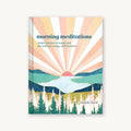 Cover image of the Morning Meditations Journal, a book by Raincoast Distribution Group featuring calming design and soft pastel colors.
