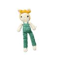 Soft baby Woodland Friends Bunny plush toy by The Knotted Stitch, featuring a cute bunny design with gentle colors.