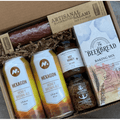Gift Smack Beer & Bread Gift Box with assorted bread and craft beer bottles, perfect for a thoughtful gift.