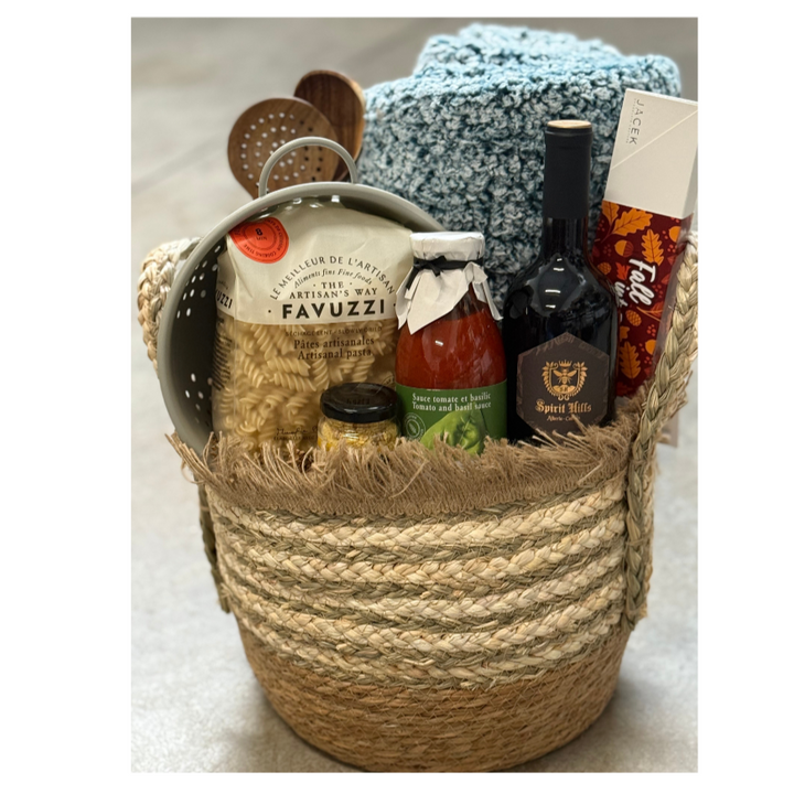 Pasta & Wine Gift Basket