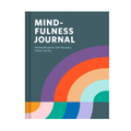 Open mindfulness journal with lined pages and a calming cover, designed for daily reflection and mental wellness.