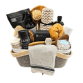 Gift Smack Gift Company Little Luxuries gift basket with assorted treats and stylish packaging, perfect for special occasions.