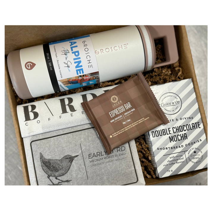 Perk you up on the go - Cream White Gift Box