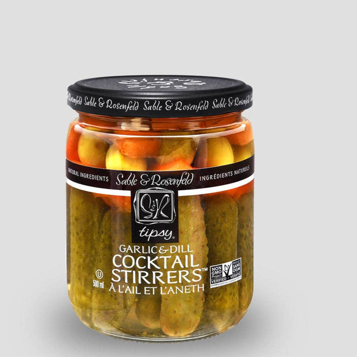 Tipsy Cocktail Stirrers (Pickle) - Garlic & Dill