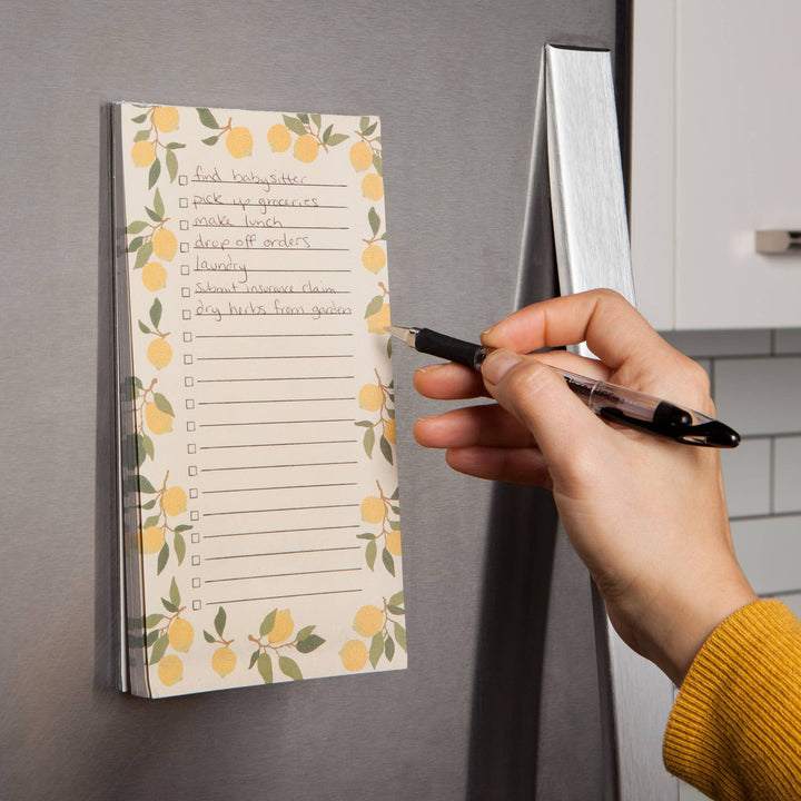 Lemons List It Magnetic Notepad