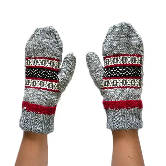 Uttar ( North ) Handknit Mittens - Fazl