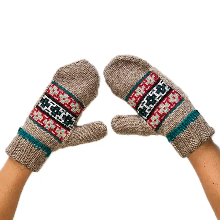 Hamesha Handknit Mittens - Fazl