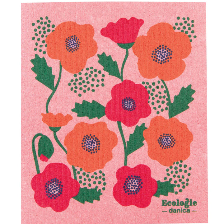 Poppy Swedish Dishcloth
