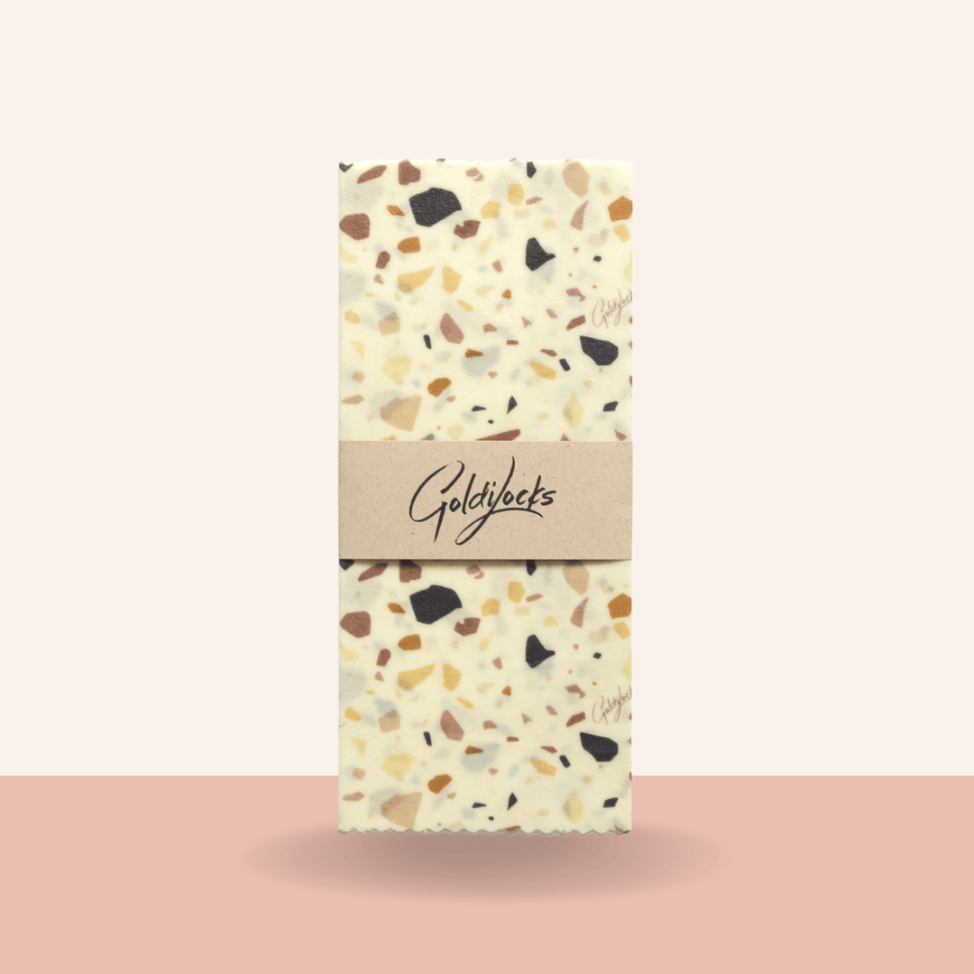 Reusable Beeswax Food Wraps: Terrazzo Single Medium - Gift Smack Gift Company