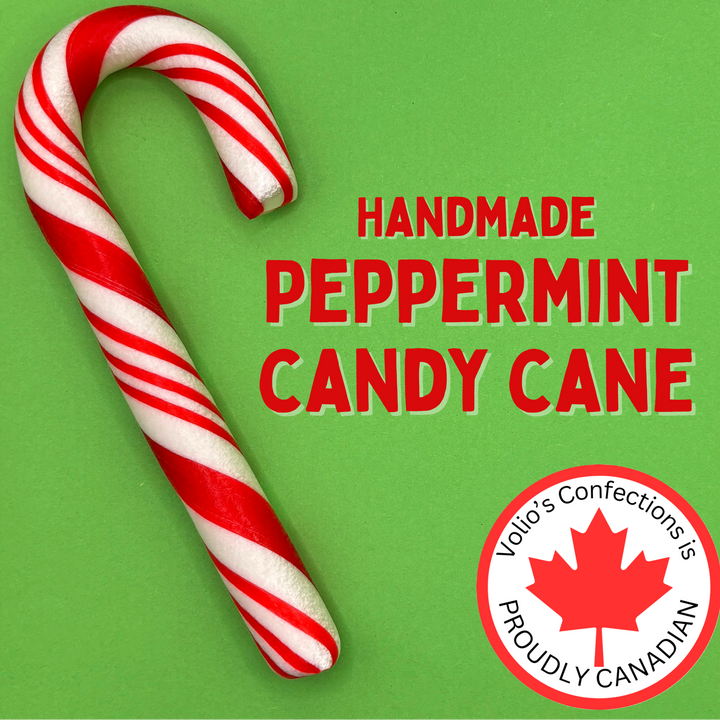 Peppermint Large Handmade Candy Canes -