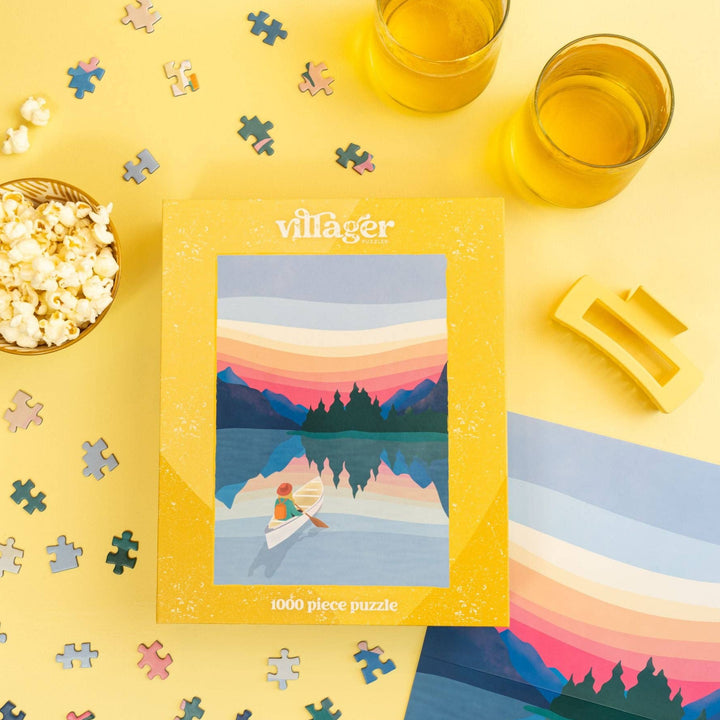 Sunrise Paddle 1000-Piece Puzzle | Designed in QC Canada