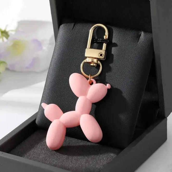 Artz Dog Arcylic Keychain - Pink