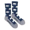 Polar Bear Merino Wool Mismatched Socks - Gift Smack Gift Company