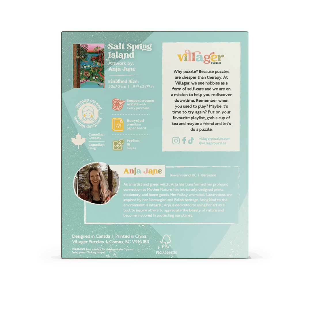 Salt Spring Island 1000-Piece Puzzle | Designed in BC Canada - Gift Smack Gift Company