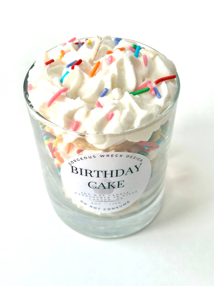 Birthday Cake Dessert Candle 