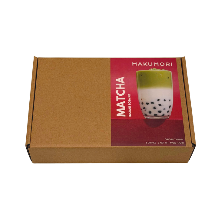 Matcha Boba Tea Kit: Wheat Straws