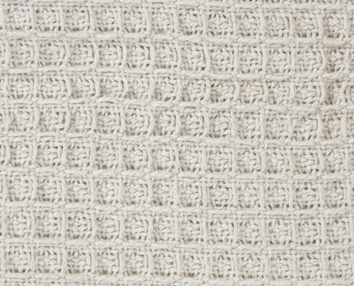 Cream Cotton Throw