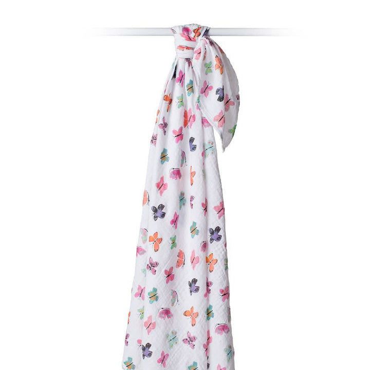 Muslin Swaddle Blanket –  Butterflies - Gift Smack Gift Company