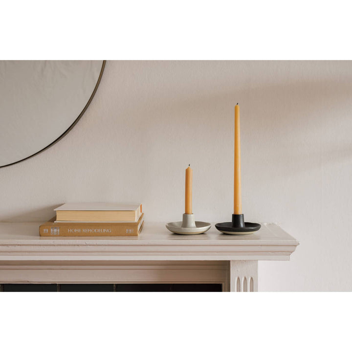 Heirloom Lumina-Gray Candle Holder