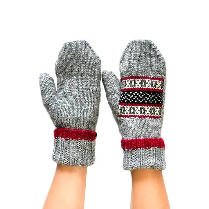 Uttar ( North ) Handknit Mittens - Fazl