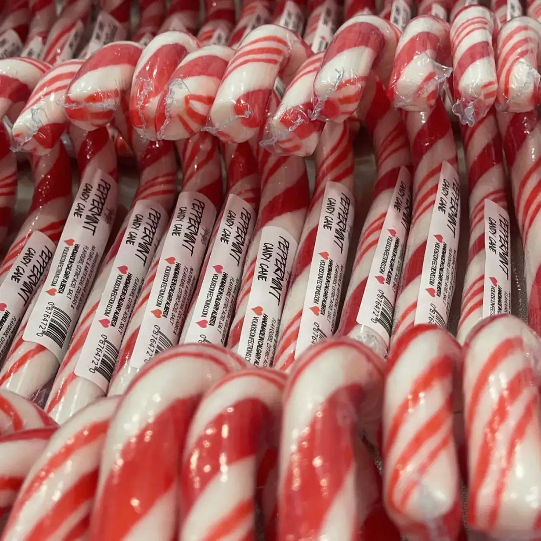 Peppermint Large Handmade Candy Canes -
