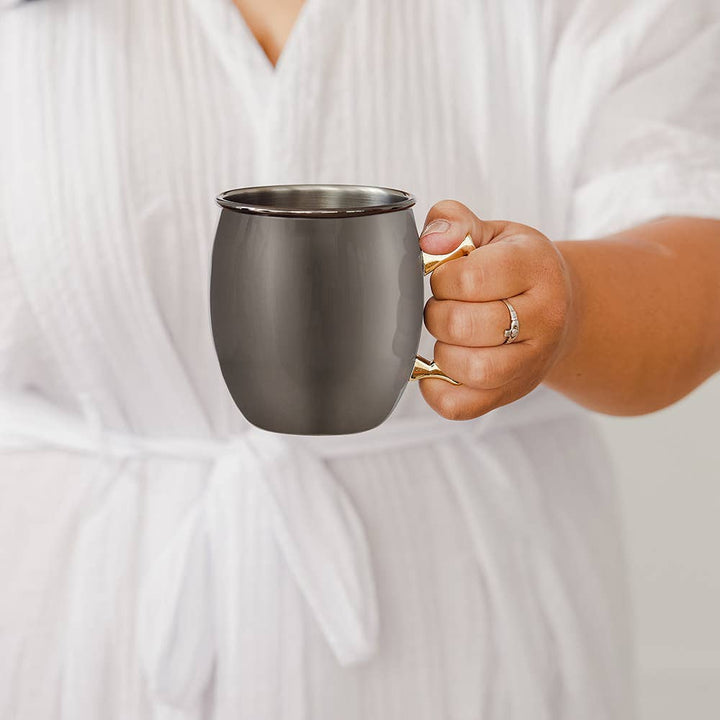 Mug de boisson Moscow Mule noir