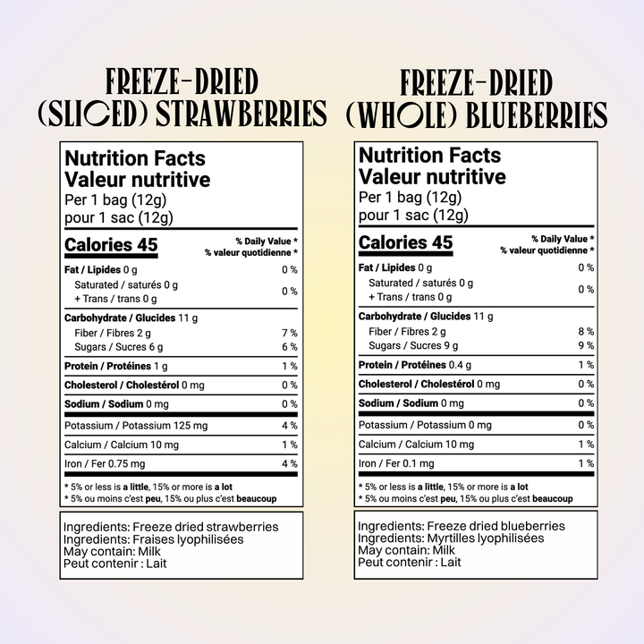 Freeze-Dried Blueberries(Snack Size)