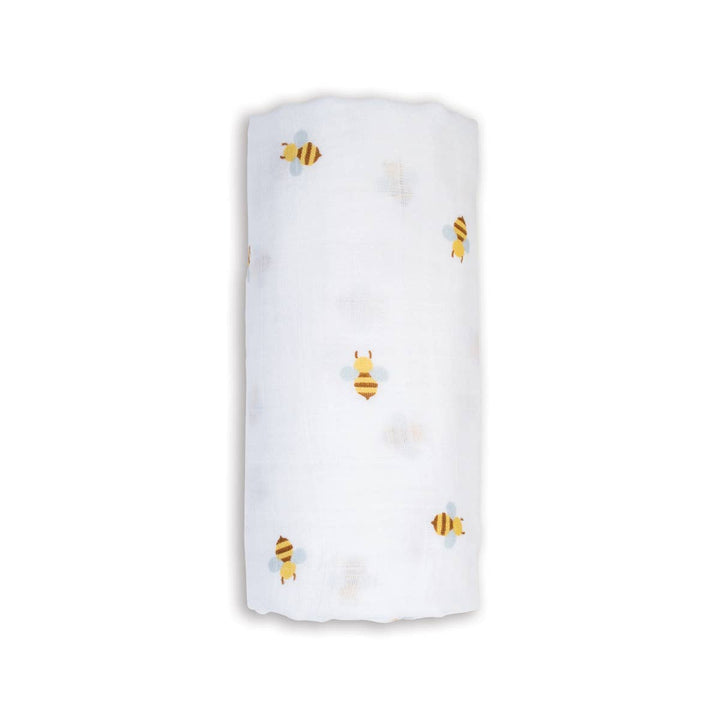 Muslin Cotton Swaddle Blanket - Bees