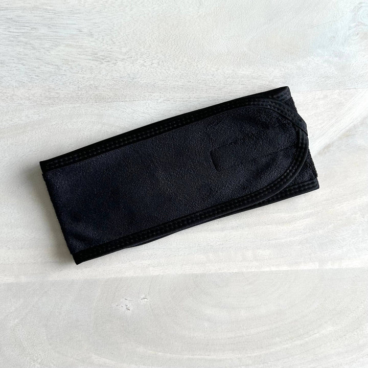 Spa Headband Adjustable Black