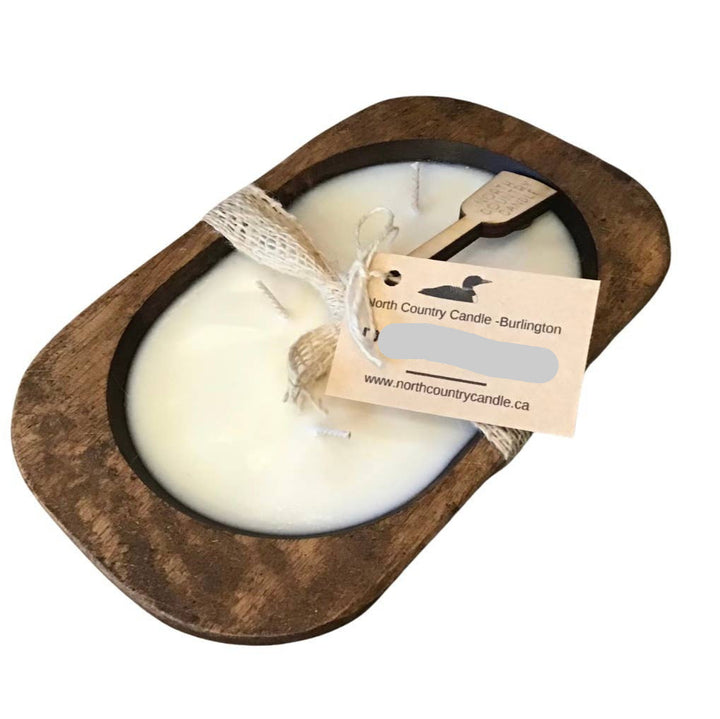 Dough Bowl Soy Wax Candle -Oak Style: Autumn Trail Walk