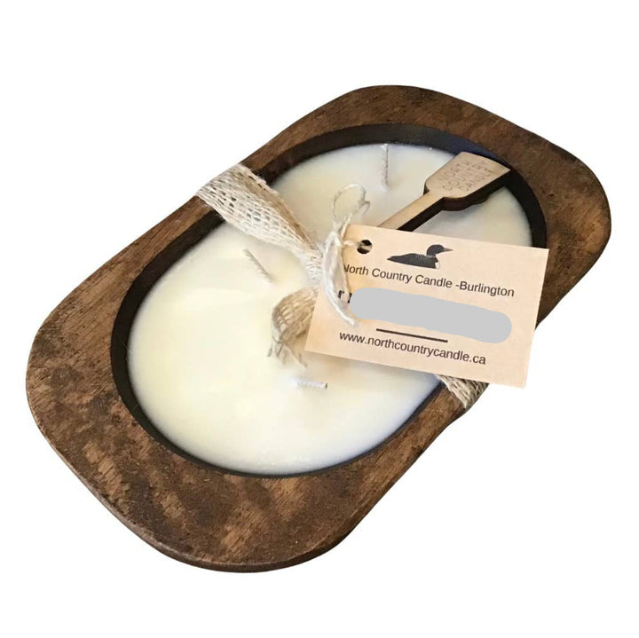 Dough Bowl Soy Wax Candle -Oak Style: Fall Harvest