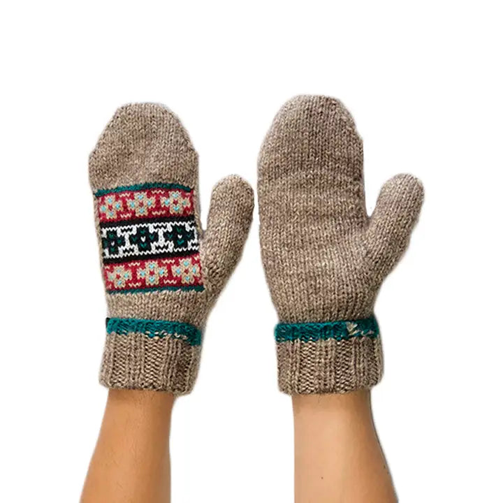 Hamesha Handknit Mittens - Fazl