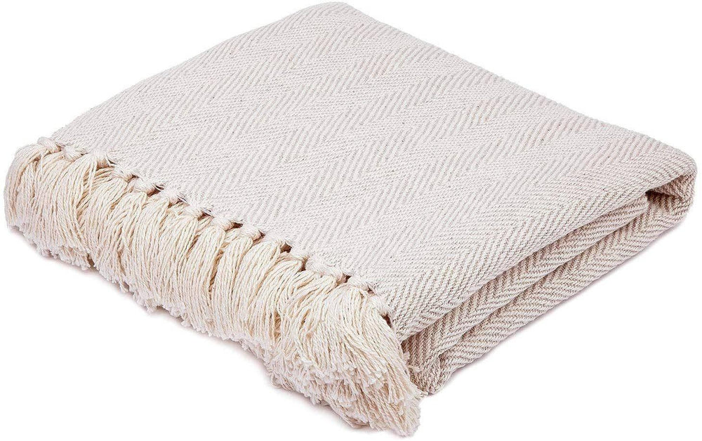 50" x 60" Cotton Throw Blanket Housewares Americanflat Home 