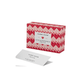 Love and Romance Trivia game by Raincoast Distribution Group featuring colorful game cards and romantic-themed questions.