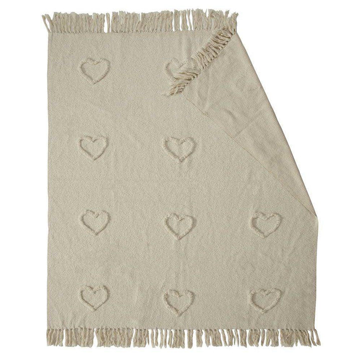 Cream Love Throw - Brunelli Housewares Brunelli 