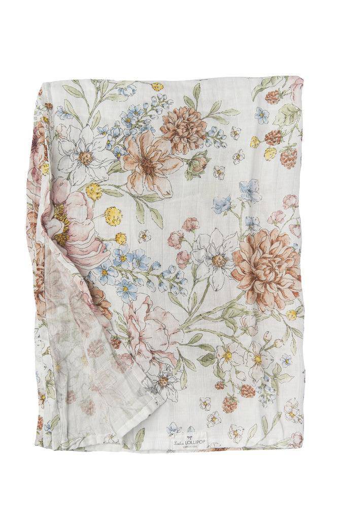 Muslin Swaddle - Secret Garden Baby & Toddler Loulou Lollipop 